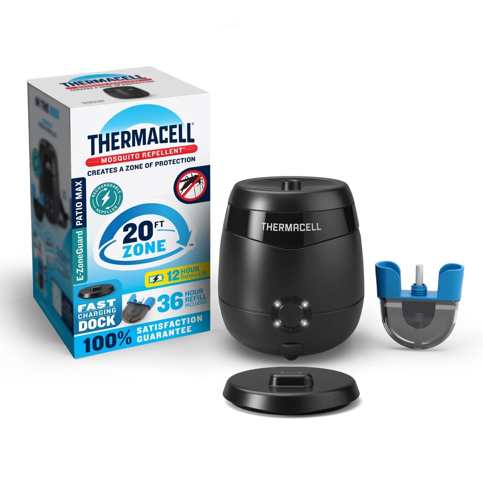 Thermacell E-ZoneGuard Patio Max rechargeable mosquito repeller